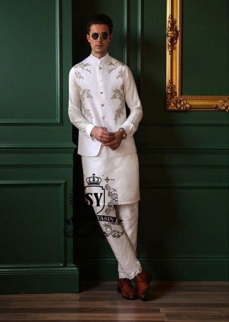 Men's Nikah Waistcoats UK Arlington Virginia USA Bespoke Wedding Waistcoats for Groom Pakistani Waistcoats