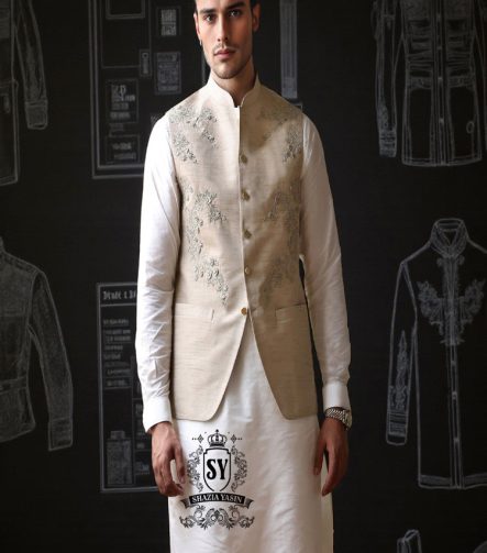Exquisite Embroidered Waistcoat Suits Alexandria Virginia USA Pakistani Men's Traditional Waistcoats