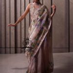 Delicate Embellished, sparkling sequins, and a dreamy Saree silhouette make this dress a true showstopper for brides who love timeless beauty.