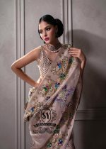 Delicate Embellished, sparkling sequins, and a dreamy Saree silhouette make this dress a true showstopper for brides who love timeless beauty.