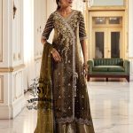 A-Line Angrakha Frock Green Street UK Buy Pakistani Angrakha Frocks Wedding Party Dresses