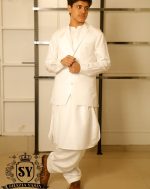 Off White Waistcoat Suit Experience luxury with superior craftsmanship with Premium Casual Wear - Image 3