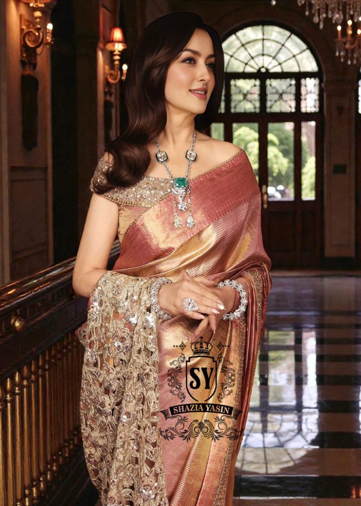 Trending Bridal Saree Designs For This Wedding Season Soho Road UK Designer Embellished Indian Wedding Saree