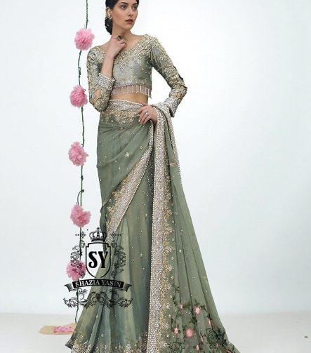 Pakistani Bridal Saree Wedding Saree Cardiff Wales UK Pakistani Designer Bridal Saree